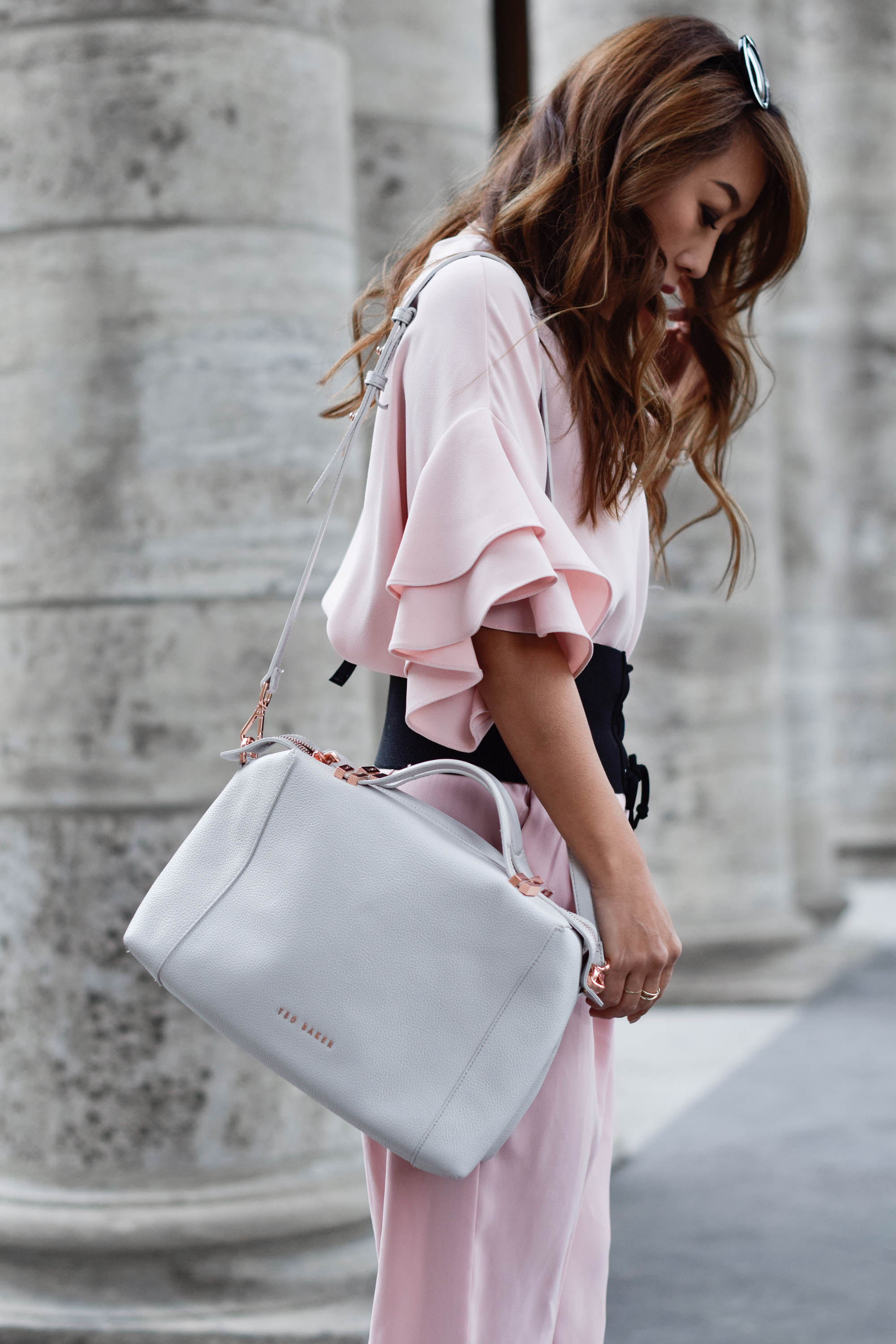 Ready for spring in blush and grey